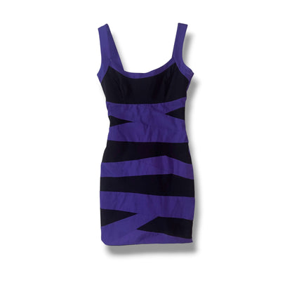 Jane Norman Purple Bandage Mini Dress