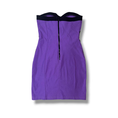 Jane Norman Purple Bandage Mini Dress